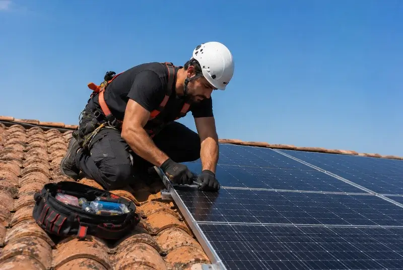 Maintenance et monitoring de panneaux solaires à Saint-Christol-lez-Alès