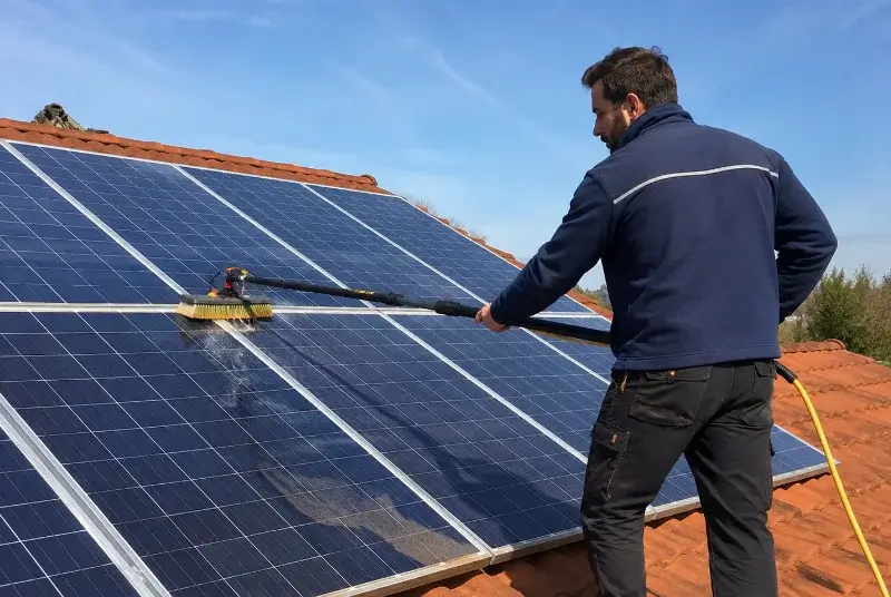 Nettoyage et entretien de panneaux solaires à Saint-Christol-lez-Alès